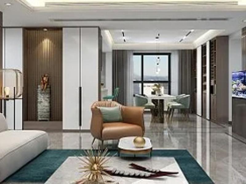 轻奢装修设计效果图